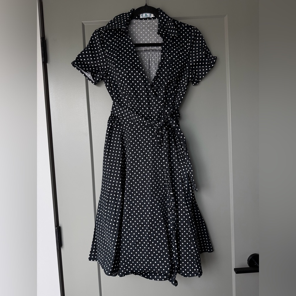 ZAPAKA Polka Dot Dress